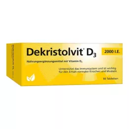 DEKRISTOLVIT D3 δισκία 2.000 IU, 90 τεμ