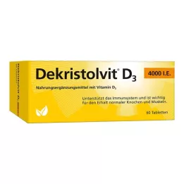 DEKRISTOLVIT D3 δισκία 4.000 IU, 60 τεμ