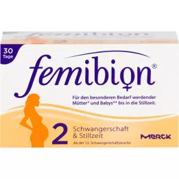 FEMIBION Εγκυμοσύνη 2 D3+DHA+400 μg φυλλικού οξέος, 60 τεμ