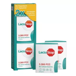 LACTOSTOP 3.300 FCC Tablets Click Dispenser Dop.Pa., 2X100 τεμ