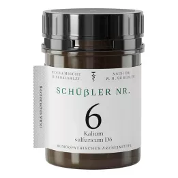SCHÜSSLER No.6 Kalium sulfuricum D 6 ταμπλέτες, 400 τεμ
