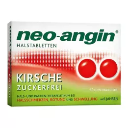 NEO-ANGIN Παστίλιες Λαιμού Cherry