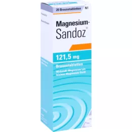 MAGNESIUM SANDOZ αναβράζοντα δισκία 121,5 mg, 20 τεμ