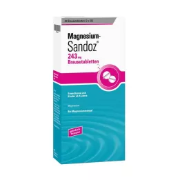 MAGNESIUM SANDOZ Αναβράζοντα δισκία 243 mg, 40 τεμ