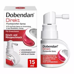 DOBENDAN Direkt Flurbiprofen Spray 8,75 mg/δόση από του στόματος, 15 ml