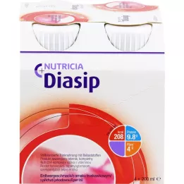 DIASIP Άρωμα φράουλας, 4Χ200 ml