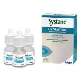SYSTANE HYDRATION Λιπαντικές σταγόνες για τα μάτια, 3Χ10 ml