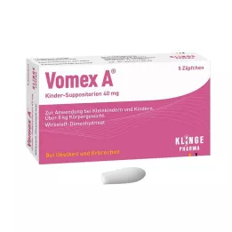 VOMEX A Παιδικά υπόθετα 40 mg, 5 τεμ