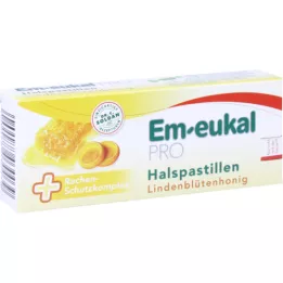 EM EUKAL PRO Παστίλιες λαιμού μέλι από άνθη λάιμ, 30 τεμ