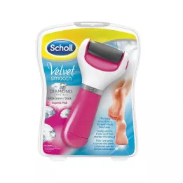 SCHOLL Velvet λείο Express Pedi αφαίρεσης κάλων ροζ, 1 τεμ