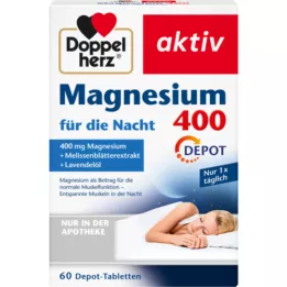 DOPPELHERZ Magnesium 400 για τις ταμπλέτες νύχτας, 60 τεμ