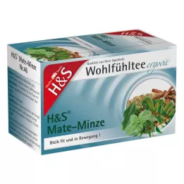 H&amp;S Σακούλα φίλτρου μέντας Mate, 20Χ1,8 γρ