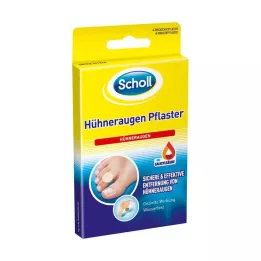 SCHOLL Σοβάδες καλαμποκιού, 4 τεμάχια