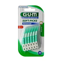 GUM Soft Picks Advanced κανονικό, 30 τεμ