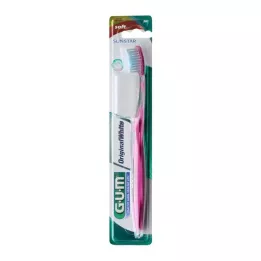 GUM Γνήσια λευκή οδοντόβουρτσα μαλακή, 1 τεμ