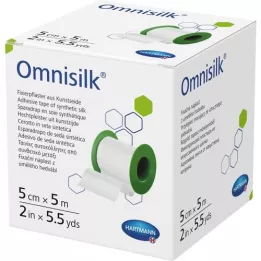 OMNISILK Γύψος στερέωσης τεχνητό μετάξι 5 cmx5 m, 1 τεμάχιο