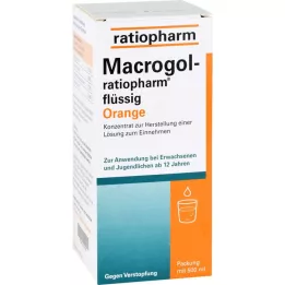 MACROGOL-ratiopharm υγρό πορτοκαλί, 500 ml
