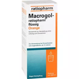MACROGOL-ratiopharm υγρό πορτοκαλί, 1000 ml