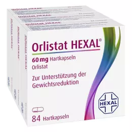 ORLISTAT HEXAL 60 mg σκληρές κάψουλες, 3X84 τεμ