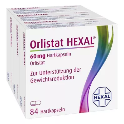 ORLISTAT HEXAL 60 mg σκληρές κάψουλες, 3X84 τεμ ORLISTAT HEXAL 60 mg σκληρές κάψουλες, 3X84 τεμ