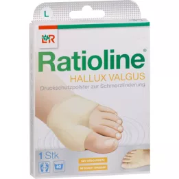 RATIOLINE Μαξιλαράκι προστασίας πίεσης Hallux valgus μέγεθος L, 1 τεμάχιο