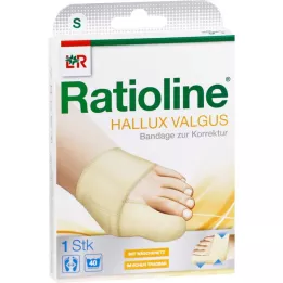 RATIOLINE Επίδεσμος Hallux valgus για διόρθωση μεγέθους S, 1 τεμάχιο