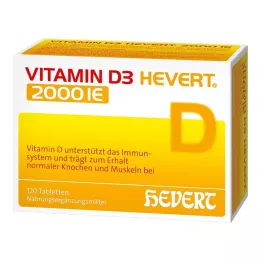 VITAMIN D3 HEVERT δισκία 2.000 IU, 120 τεμ