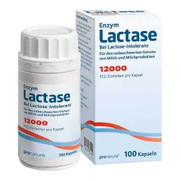 Lactase 12.000 FCC κάψουλες, 100 τεμάχια