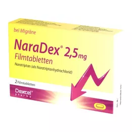 NARADEX 2,5 mg επικαλυμμένα με λεπτό υμένιο δισκία, 2 τεμ