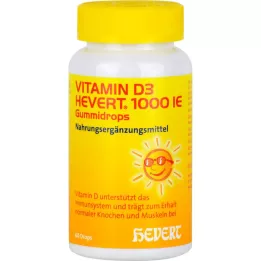 VITAMIN D3 HEVERT 1.000 IU σταγόνες καουτσούκ, 60 τεμάχια