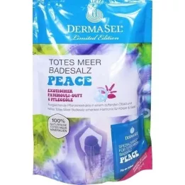 DERMASEL Dead Sea bath salt+Peace περιορισμένη έκδοση, 1 σελ