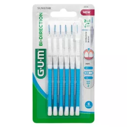 GUM Bi-Direction Interdentalb.0,9 mm μπλε, 6 τεμ
