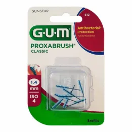 GUM Ανταλλακτικά βουρτσάκια Proxabrush Classic 1,4 mm, 8 τεμάχια