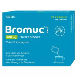 BROMUC οξύ αποχρεμπτικό για τον βήχα 200 mg για χορήγηση από το στόμα, 20 τεμ