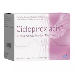βερνίκι νυχιώνCICLOPIROX acis 80 mg/g ενεργού συστατικού, 3 γρ