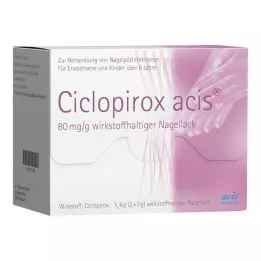 βερνίκι νυχιώνCICLOPIROX acis 80 mg/g ενεργού συστατικού, 6 γρ