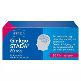 GINKGO STADA 80 mg επικαλυμμένα με λεπτό υμένιο δισκία, 30 τεμ