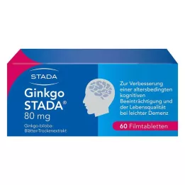 GINKGO STADA 80 mg επικαλυμμένα με λεπτό υμένιο δισκία, 60 τεμ