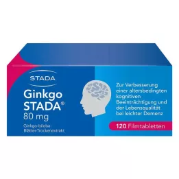 GINKGO STADA 80 mg επικαλυμμένα με λεπτό υμένιο δισκία, 120 τεμ