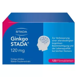 GINKGO STADA 120 mg επικαλυμμένα με λεπτό υμένιο δισκία, 120 τεμ