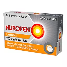 NUROFEN 200 mg λιωμένες ταμπλέτες λεμονιού, 24 τεμ