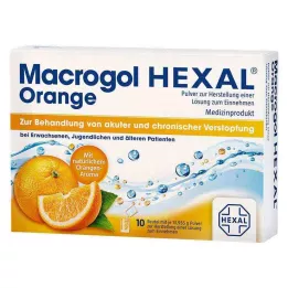 MACROGOL HEXAL Orange Plv.z.Her.e.Lsg.z.Einn.Btl., 10 τεμ