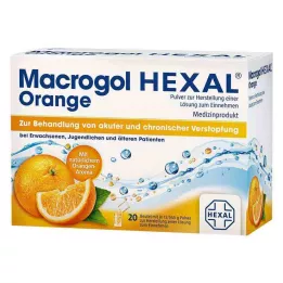 MACROGOL HEXAL Orange Plv.z.Her.e.Lsg.z.Einn.Btl., 20 τεμ
