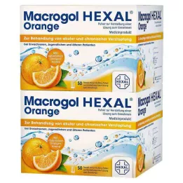 MACROGOL HEXAL Orange Plv.z.Her.e.Lsg.z.Einn.Btl., 100 τεμ