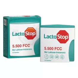 LACTOSTOP 5.500 FCC Tablets click dispenser, 50 τμχ