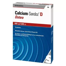 CALCIUM SANDOZ D Osteo 500 mg/1.000 IU μασώμενα δισκία, 120 τεμ