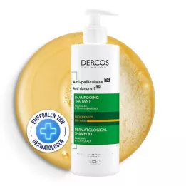 VICHY DERCOS Σαμπουάν κατά της πιτυρίδας για ξηρό τριχωτό της κεφαλής, 390 ml