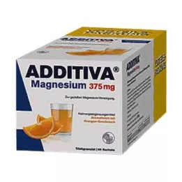 ADDITIVA Φακελάκια μαγνησίου 375 mg, 60 τεμ