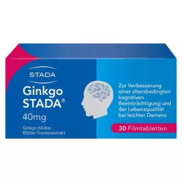 GINKGO STADA 40 mg επικαλυμμένα με λεπτό υμένιο δισκία, 30 τεμ