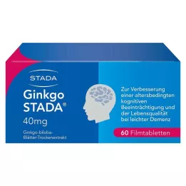 GINKGO STADA 40 mg επικαλυμμένα με λεπτό υμένιο δισκία, 60 τεμ